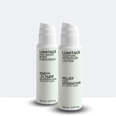 Korting zonnebrand pakket - productfoto body zonnebrand en aftersun