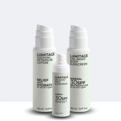 Zonnebrand aanbieding Natuurlijke zonnebrand en hydraterende aftersun productfoto